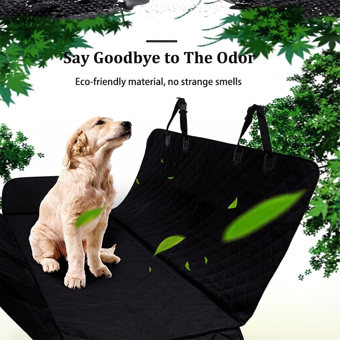 Dog Car Seat Cover,100% Waterproof Pet Backseat Cover,Car Seat Cover for Dogs,Duty Scratch Proof Nonslip Backseat Dog Cover for Car/SUV/Truck