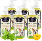 Grooming Natural Herbal Dog Shampoo, pH Balanced Shampoo for Dogs, Moisturizing Soothing Dog Shampoo for Sensitive Skin - 26.4 fl. oz. (Pack of 6)