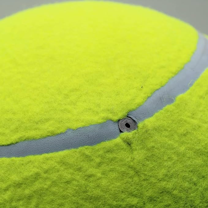 Magicorange 4 Pack 9.5 inch Giant Tennis Ball Large Dog Tennis Ball Pet Balls for Dogs for Outdoor/Indoor Sports Dog Gift with Needle (Yellow, 9.5 inch)