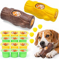 2 Pack Dog Toys for Aggressive Chewers, Interactive Indestructible Dog Toys to Keep Them Busy, Durable Dog Frozen Treat Toy for Large & Medium Dogs, Reduces Anxiety, Yollow & Brown