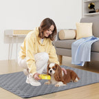 Smiry Waterproof Dog Bed Cover Blanket, Reversible Pet Blanket | Soft Reversible, Washable Leakproof Cats Dogs Couch Cover for Sofa, Couch, Furniture (82x102 Inch)