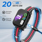 RPZ Automatic Dog Bark Collar for Small Medium Large Dogs 8-150 Lbs, Red | Rechargeable anti barking collar with bark count tracking, 4 training modes, 3 sensitivity levels and IP67 waterproof