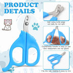 Therwen 24 Pcs Cat Nail Clipper Bulk Cat Nail Trimmer Kitten Claw Clippers Pet Nails Cutter Claw Care for Cats Kittens Bunny Puppy Rabbit Gatos Sharp (Moon-Shaped,Y2k Colors)