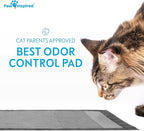 Paw Inspired Cat Pads, Carbon, 16.9 x 11.4 Inch, 80 Count Bulk Pack | Generic Refills for Tidy Cats Breeze Litter Box System, Super Absorbent Pee Pads, Kitty Litter Liners for Easy Cleaning