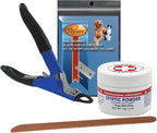 Deluxe Dog Nail Clippers - Professional USA-Made Guillotine Trimmer - Heavy Duty Steel - Small/Medium Kit