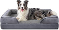 INVENHO L Plus Orthopedic Dog Bed for Large Dogs, Washable Dog Sofa with Egg-Crate Foam, Waterproof Lining and Non-Skid Bottom