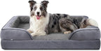 INVENHO L Plus Orthopedic Dog Bed for Large Dogs, Washable Dog Sofa with Egg-Crate Foam, Waterproof Lining and Non-Skid Bottom