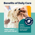 Vetnique Dentabliss Cat & Dog Dental Wipes, Toothbrush Alternative Mitt | Teeth Cleaning Finger Mitts for Plaque, Tartar & Breath, Toothbrush & Toothpaste Alternative, Peppermint or Chicken, Cat-Safe