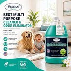 Multi Purpose Cleaner Pet Odor eliminator - pH Neutral - Strong Odor Floor Cleaner - Pet Odor Eliminator for Home - Best Scent Remover for Cat and Dog Pee All Purpose Cleaner 1 gallon (Sky Breeze)