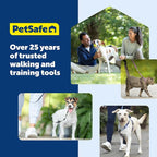 PetSafe Easy Walk Harness for Dogs - Pull-Free Walks - Patented Martingale Loop Design - Front Chest Leash Attachment - Comfort Straps - Breathable Harness Design - Large, Charcoal/Black
