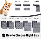 Smiry Waterproof Dog Bed Cover Blanket, Reversible Pet Blanket | Soft Reversible, Washable Leakproof Cats Dogs Couch Cover for Sofa, Couch, Furniture (82x82 Inch)