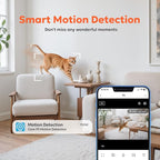 owltron Indoor Security Camera 2K, 360°2.4G WiFi Cameras for Home Security for Baby/Pet/Elder/Nanny with Night Vision, Motion Detection & App Control, Baby Monitor Works with Alexa & Google Assistant