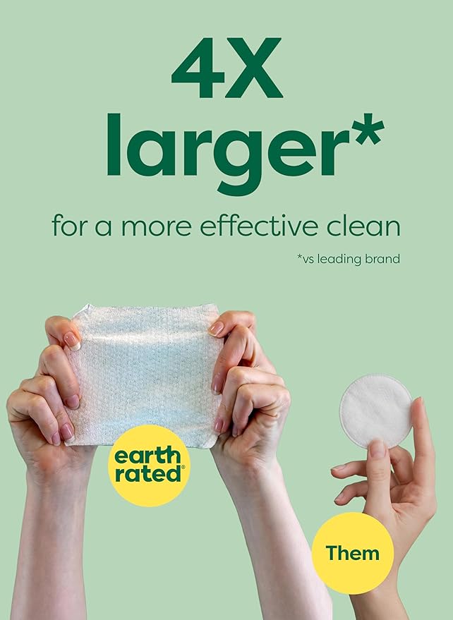 Earth Rated Dog Ear Wipes, Vet Developed, Wild Oat, for Dirt & Wax, 70ct | Pet Ear Wipes for Dogs & Cats, Hypoallergenic Cleaner to Remove Dirt and Wax, Wild Oat Scent