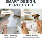 Disposable Dog Booties with 4 Rolls Bandages, Dog Paw Protectors for Hot Pavement, Dog Boots to Prevent Licking Paws & Recovery, Gentle Paw Covers 32 Pcs (Size L: Paw Width 2.57-3.15")