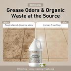 Creative Scents Multipurpose Enzyme Cleaner & Odor Remover | Super Concentrated for Floor, Carpet, Drain | Pet Urine Odor Eliminator | Enzyme Cleaner for Cat Urine & Dog Poop | 1 Gallon - White Tea