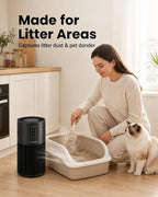 Air Purifiers for Home Pets | Smart HEPA Pet Air Purifier for Bedroom, Smart WiFi 2200 Sq.Ft, Alexa Control, Washable Filter for Smoke Dust Odor