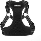 Voyager Step-in Flex Adjustable Dog Harness - Black, X-Large | 23 - 28" in Chest, Fully Adjustable, Reflective Bands, All Weather Breathable Air Mesh, Lightweight, Fast Drying