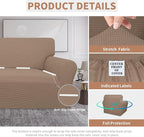 Easy-Going 100% Waterproof Oversized Chair Couch Cover, Stretch Sofa Cover | Dual Waterproof Sofa Slipcover, Leakproof Furniture Protector Against Stain Spill from Kids, Pets, Dog, Camel