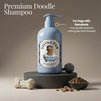 Premium Doodle Shampoo and Conditioner – Detangling Dog Shampoo for Doodles, Goldendoodles, Bernedoodles, and Labradoodles – Adult & Puppy Shampoo, Lavender, 16oz