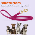 Viper Biothane K9 Working Dog Leash Waterproof Lead for Tracking Training Schutzhund Odor-Proof Long Line with Solid Brass Snap for Puppy Medium and Large Dogs, 10ft Magenta Pink