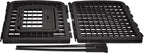 Amazon Basics 8-Panel Octagonal Plastic Dog Playpen, Portable Indoor/Outdoor Pet Fence with Gate, Exercise Pen for Puppies and Small Animals, 34 inches, Black