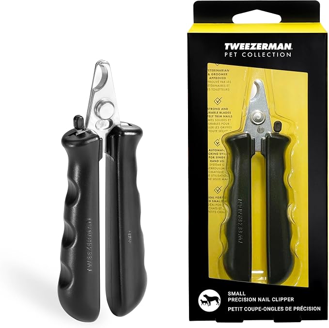 Tweezerman Small Nail Clippers for Pets - Manual Professional Nail Trimmer