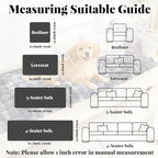 Dog Couch Covers for Sofa Washable, Pet Sofa Covers Slipcover Non-Slip Soft Thick Fuzzy Mat for Cats Dogs, Pet Friendly Couch Protector for Car, Cushion Furniture, Loveseat, Black, 27.6"x59.1"