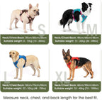 2-in-1 Dog Harness with Built-in Raincoat, Waterproof Packable Dog Rain Jacket, Reflective Adjustable Dog Rain Coat with Leash Portal, Orange Harness/Brown Raincoat, Medium
