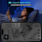Alaga Indoor Security Camera,3K 5G and 2.4G WiFi, 360° Pan/Tilt, Human/Pet/Motion AI, Night Vision, Speaker, Indoor Camera with Phone App, Compatible with Alexa & Google Assistant，2-Pack White