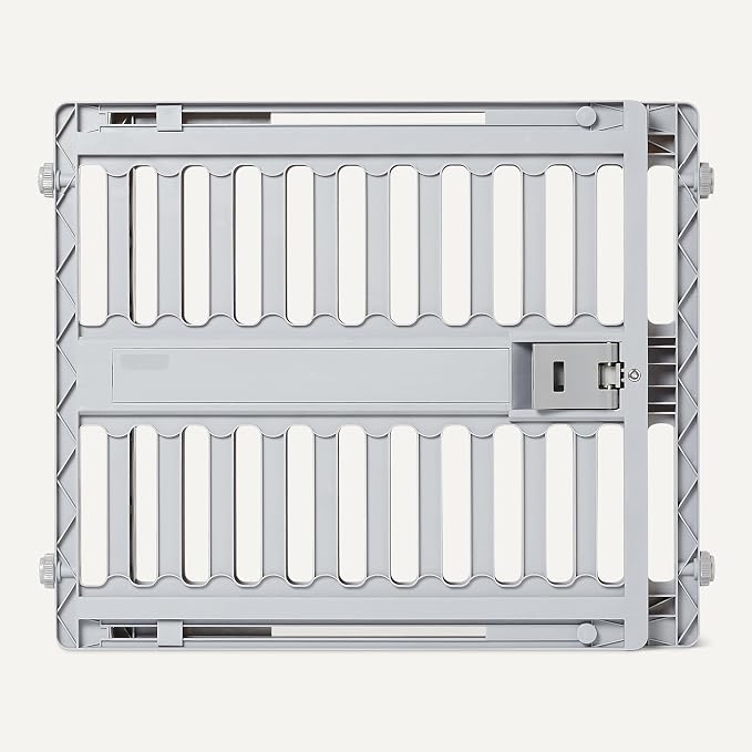 Amazon Basics Adjustable Wide 28.7–39.4", Dog Gates, Ideal for Small to Medium Breeds, and Senior Dogs, Dog Gates for Doorways and Stairs