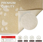 Andalus Jumbo Cat Litter Mat, Pack of 1 - Waterproof, Non-Slip & Easy to Clean Cat Litter Box Mat for Extra Efficient Pet Litter-Trapping, Beige (47” X 35”)