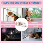 Moropaky Heartbeat Puppy Toy for Dogs, Heartbeat Stuffed Animal for Anxiety Relief Calming Aid, Heartbeat Stuffed Toy for Behavioral Aid Crate Kennel Training, Puppy Essentials White