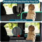 Veckle SUV Cargo Liner for Dogs - Trunk Cover with Bumper Flap Protector | Waterproof Pet Cargo Cover with Side Flaps, Dog Car Seat Cover with Non-Slip Trunk Mat, Prevents Scratches Pet Hair Mud Dirt