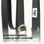 Hands Free Dog Leash with Treat Pouch - Waterproof Cross Body and Waist Leash for Dog Walking and Training with Poop Bag Holder - Cute Walking Accessories