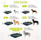 Waterproof Orthopedic Dog Bed for Extra Large Sized Dogs | Memory Foam Pet Bed Sofa with Bolster, Dog Couch with Washable Cover & Non-Slip Bottom, 48x30 Inch, royal blue