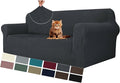 MAXIJIN Couch Covers for 3 Cushion Couch Sofa (71"-91"), 1-Piece Stretch Sofa Cover Slipcover Furniture Protector with Elastic Bottom for Kids,Dogs (Large, Diamond Pattern Gray)