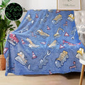 COMFAR Tractor Blanket for Boys, Construction Blanket for Boys, Car Blanket for Boys, Kids Blankets for Boys, Toddler Blanket for Kids, Personalized Baby Blankets for Boys, Birthday 50"x 60" by COMFAR