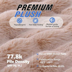 Btefd XL Hard Bottom Plush Furry Fuzzy Dog Seat Cover for Crew Cab Truck | Back Seat Pet Hammock for F150, RAM1500, Sierra, Tundra, Silverado, Titan, Soft Touch, 45% Extender Space, Waterproof
