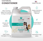 Lillian Ruff PRO Formula Oatmeal Dog Conditioner - Nourishing & Calming Relief for Allergies & Sensitive Skin - Detangles, Softens & Adds Shine with Oatmeal, Coconut Oil & Lavender - USA Made (Gallon)