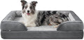 INVENHO L Plus Orthopedic Dog Bed for Large Dogs, Washable Dog Sofa with Egg-Crate Foam, Waterproof Lining and Non-Skid Bottom