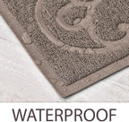 PetLike Cat Litter Box Mat, Thick Kitty Litter Trapping Mat, Durable,Waterproof &Washable with Non-Slip Backing, Soft on Kitty Paws and Easy to Clean, BPA Free
