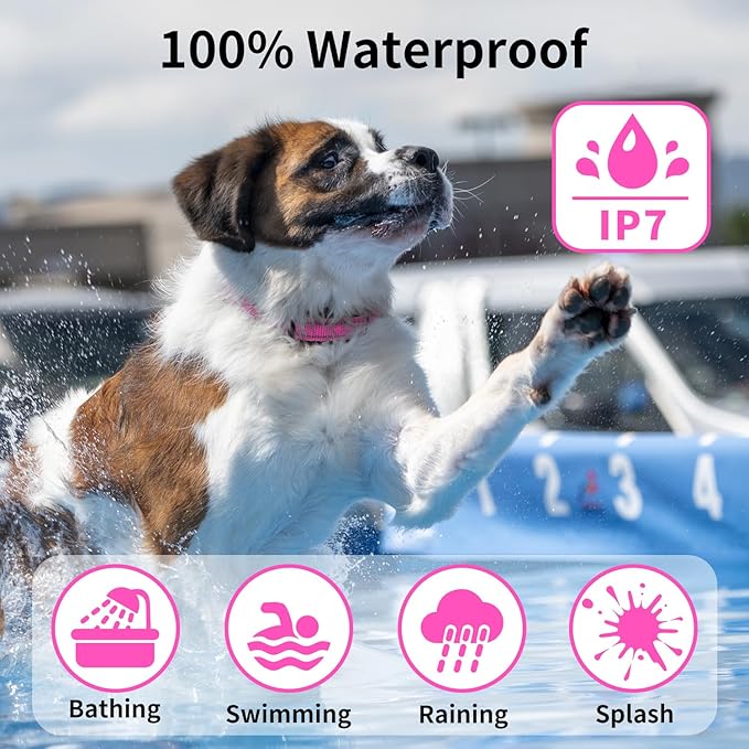 No Shock Dog Training Collar with Remote 3300ft Range | Vibrating Dog Collar, Vibration Collar for Small Medium Large Dogs, 9 Style Tones and Vibration Collar