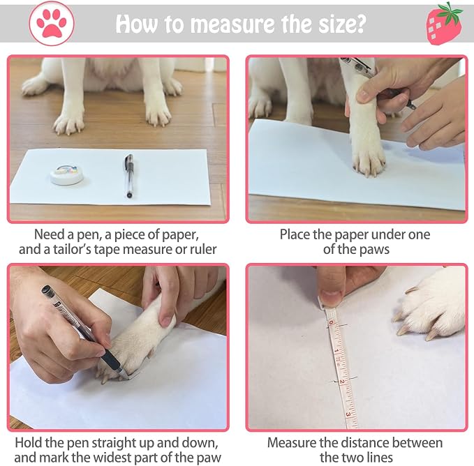 SCENEREAL Anti Slip Dog Socks to Prevent Licking Paws for Hardwood Floors | Double Sides Dog Shoes Boots & Paw Protectors for Hot/Cold Pavement, Dog Grippy Booties for Small Medium Large Senior Dogs