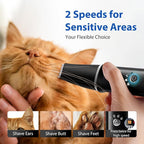 Dog Grooming Kit Dog Clippers for Grooming for Thick Curly Coats | Professional Pet Hair Shaver Paw Trimmer Cordless Rechargeable Low Noise for Dogs Cats Animals Face Ear