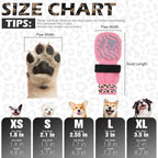 EXPAWLORER Dog Socks for Hot Pavement to Prevent Licking Paws, Non-Slip Dog Grippy Booties Shoes for Hardwood Floors, Traction Control Boots & Paw Protectors for Small Medium Large Senior Dogs Pink L