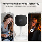 Home Security Camera, Alexa Camera for Baby/Kids/Elderly/Dog/Cat Monitoring | AI Motion Detection & Alarm, 2-Way Audio, Night Vision, 2.4G WiFi App Control, Cloud & SD Card Storage, 4 Pack