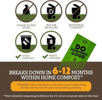 Doggy Do Good - 180 Count, Heavy Duty Poop Bags for Dogs - Standard Size - Dog Waste Bags Made with 50% Recycled Plastic + 15% Biobased Material - Landfill-Friendly, Unscented, Leak-Proof | Heavy-duty, Easy-open Dog Bags - 50% Recycled Plastic & 15% Bi...