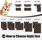 Smiry Waterproof Dog Bed Cover Blanket, Reversible Pet Blanket | Soft Reversible, Washable Leakproof Cats Dogs Couch Cover for Sofa, Couch, Furniture (40x50 Inch)
