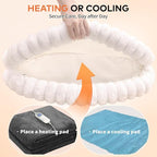 CHEERPALS Cloud Cat Window Perch for Indoor Cats Hammock Bed Foldable | Reversible Cushion Removable Washable, Breathable Soft All-Season, Sturdy Strong Suction Cups Support, Cordless(Grey,Large)