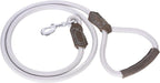 Mile High Life Dog Leash with Genuine Leather Handle, 6 FT/5 FT/4 FT | Leather Grip Rope Leash, Heavy Duty 360° Swivel Metal Clasp, for Small Medium & Large Dogs